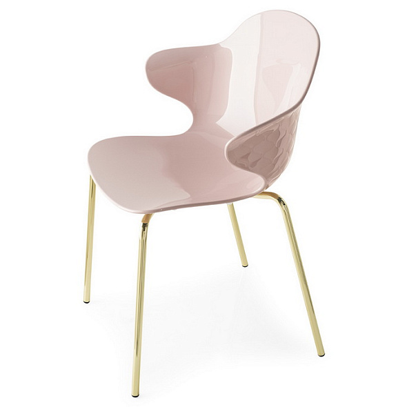 Стул Calligaris Saint Tropez, Glossy Pale Pink