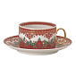 Чашка чайная с блюдцем Versace Love Baroque Holiday 200 мл