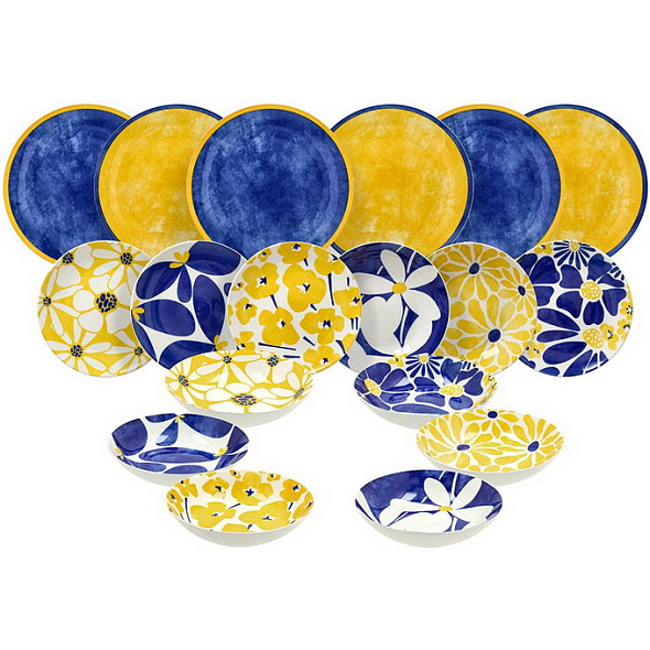 Набор посуды на 6 персон Madison Marisol, 18 предметов