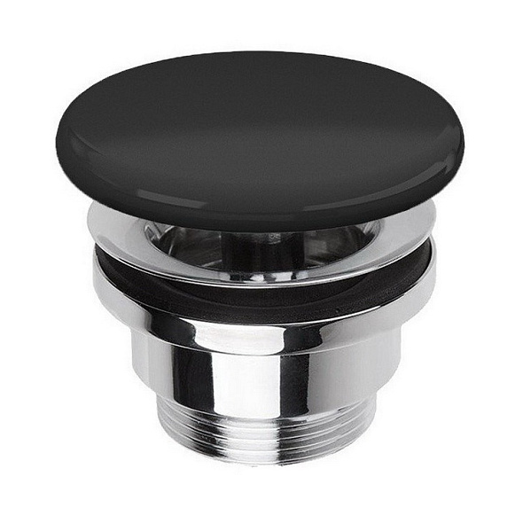 Донный клапан Flaminia Universal PLCENER, Stop&Go, черный