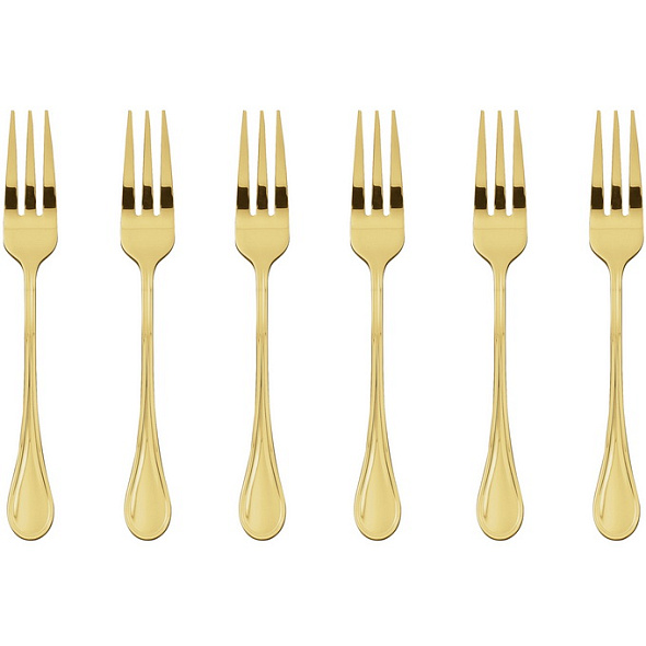 Набор вилок десертных Royal Gold, 6 шт