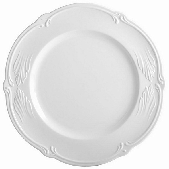 Набор тарелок столовых Rocaille Blanc 28,5 см, 4 шт