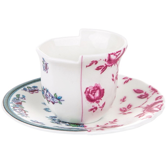 Чашка кофейная с блюдцем Leonia Hybrid