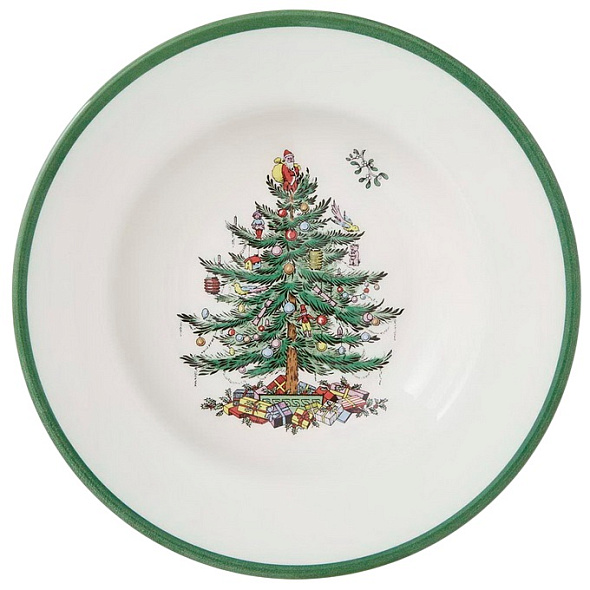 Набор тарелок глубоких Christmas Tree 23 см, 4 шт