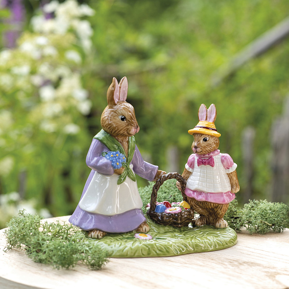 Фигурка "Цветочный луг" Bunny Tales 13x8х12 см