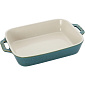 Форма для запекания прямоугольная Staub Ceramic 34x24 см, бирюзовая