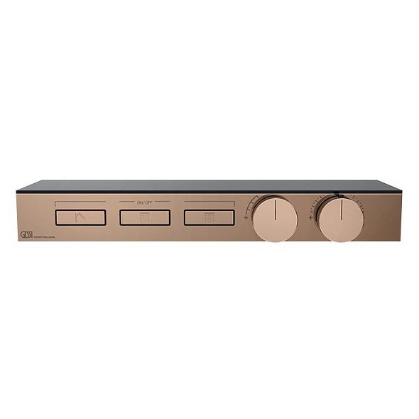 Внешняя часть Gessi HI-FI 63024.030 смесителя термостатического, медь PVD