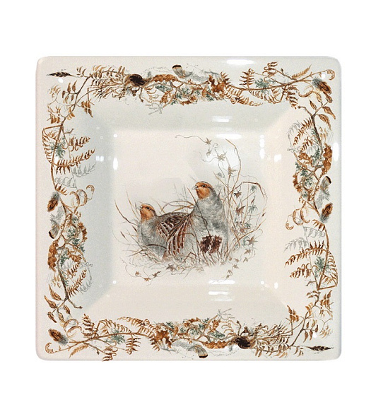 Блюдо квадратное малое Sologne 17х17 см