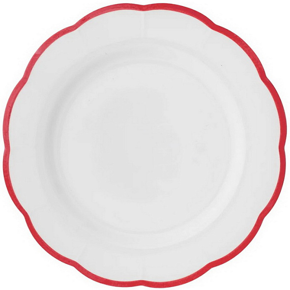 Тарелка столовая Bitossi Petalo Rosso 27,5 см