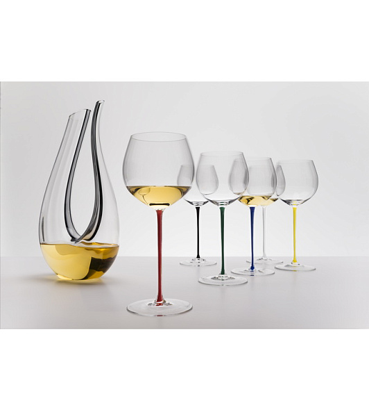 Бокал для вина Oaked Chardonnay Fatto a Mano 620 мл, желтый