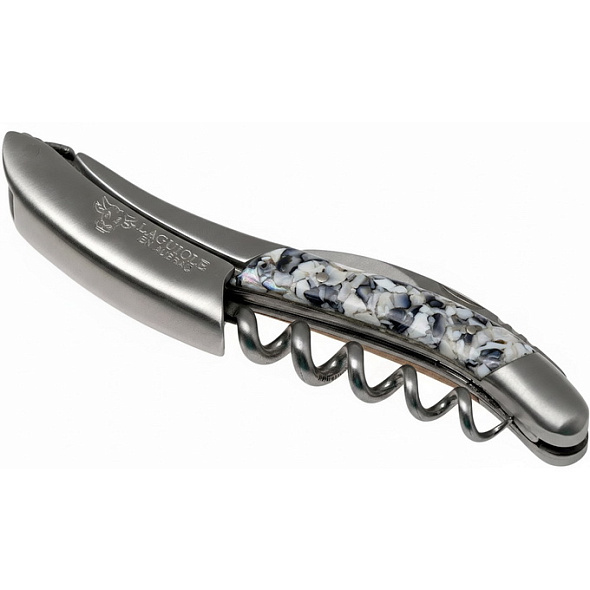 Штопор складной с ножом Wine Spirit 12 см, ручка - раковина устрицы и мидии