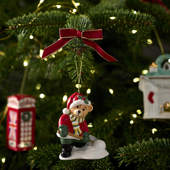 Елочная игрушка Spode Christmas Tree Ornaments "Медвежонок Тедди" 9 см