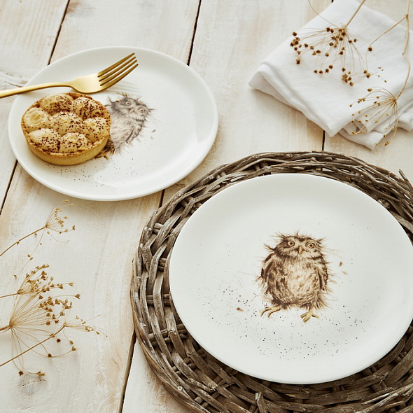 Тарелка салатная "Сова" 20 см