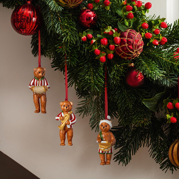 Набор фигурок Villeroy & Boch Nostalgic Ornaments  "Медведи", 3 шт
