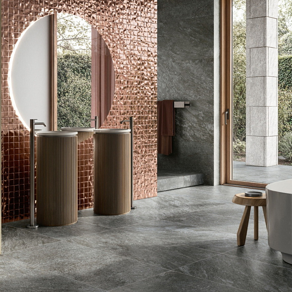 Керамогранит Italon Magma 60х120 Naturale, Graphite, 9 мм