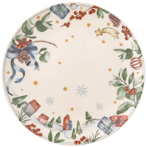 Тарелка салатная Christmas songs 22 см