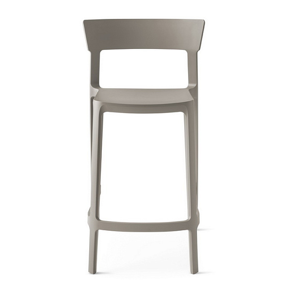 Стул полубарный Calligaris Skin Matt Taupe