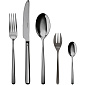 Набор столовых приборов Linear Black, 30 предметов