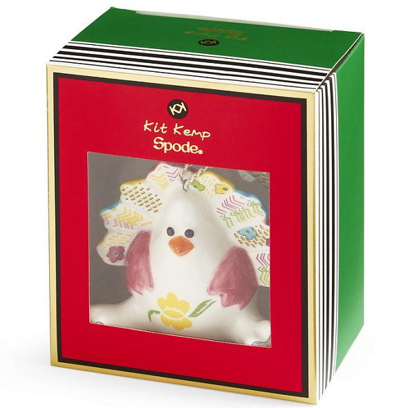 Елочная игрушка "Индюк Тимоти" Christmas Kit Kemp 7,5 см
