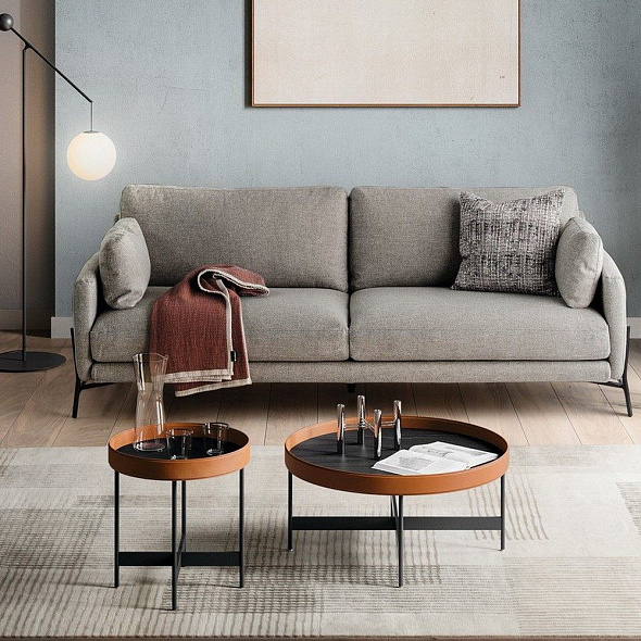 Стол журнальный Calligaris Arena 72х72, Cognac