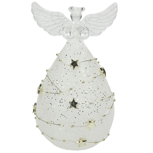 Фигурка "Ангел" Christmas Bloom 16 см с подсветкой