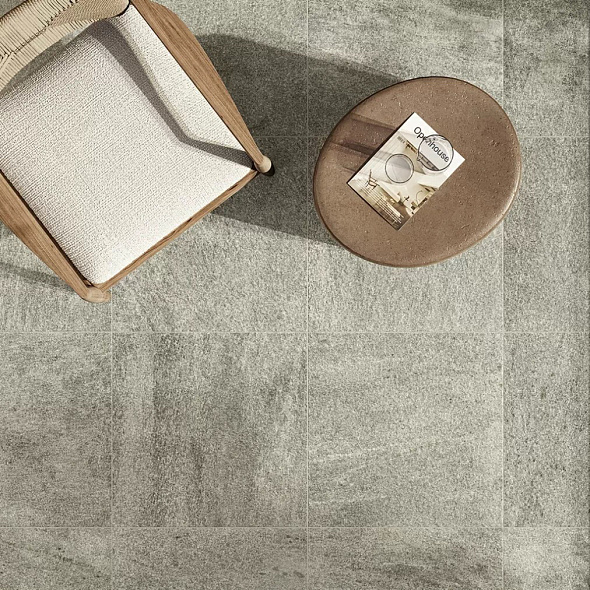 Керамогранит Italon Nordica X2 60х60 Strutturato, Silver, 20 мм