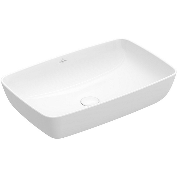 Раковина накладная Villeroy & Boch Artis 58х38, CeramicPlus, 417258R1, из TitanCeram