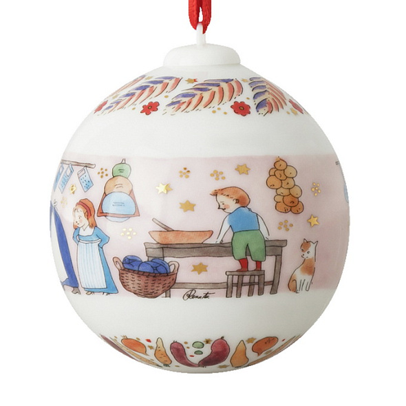 Елочный шар Hutschenreuther Christmas feast 8 см