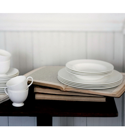 Тарелка для супа Wedgwood White 23 см