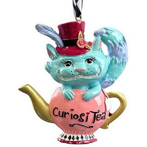 Елочная игрушка "Кот в чайнике"