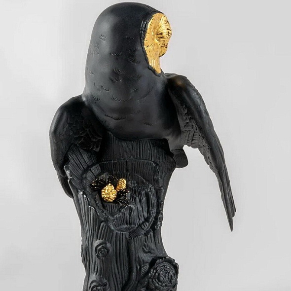 Статуэтка "Сова. Black Gold" 41х25х22 см