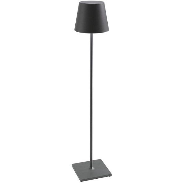 Лампа напольная Zafferano Poldina Pro XXL 150 см, серая