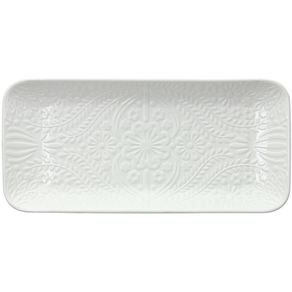 Блюдо прямоугольное Ornament Copenaghen 30,5х14 см