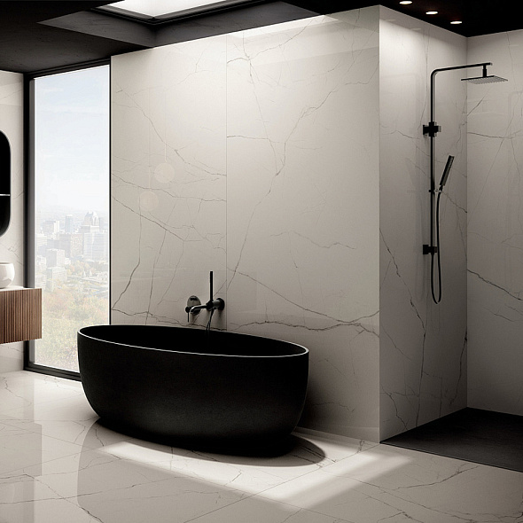 Керамогранит Imola The room 60х60 LP, Statuario, 6,5 мм