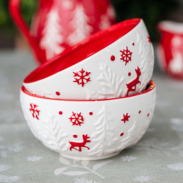 Салатник порционный Natale Winter Wonderland 16,5 см