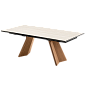 Стол Calligaris Icaro 160(240)х90 CS4114, White Travertino