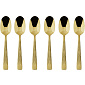 Набор ложек кофейных Cortina Gold, 6 шт