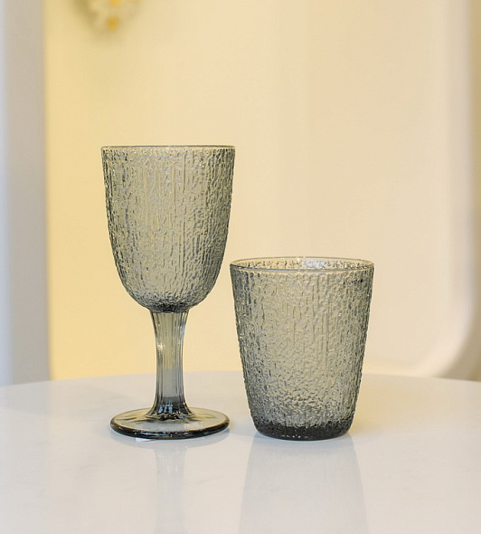 Набор бокалов для вина Davor 250 мл, 3 шт, цвет серый