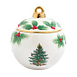 Емкость для хранения Spode Christmas Tree Giftware "Елочный шар" 12х11 см