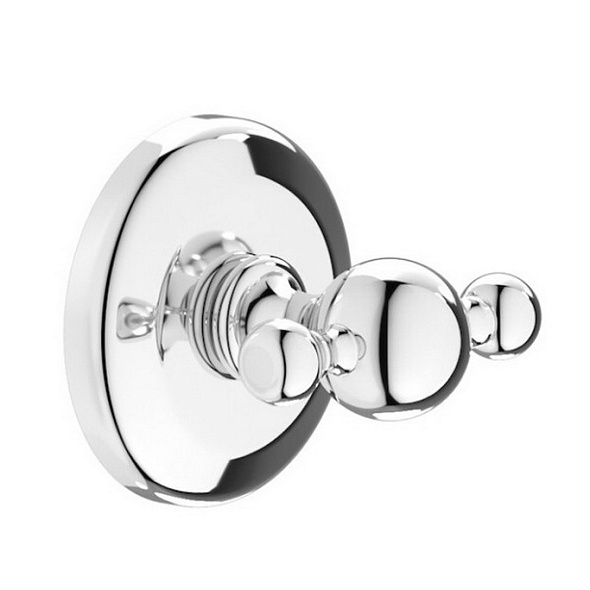 Крючок двойной для полотенца iB Rubinetti Hermes HR009CC