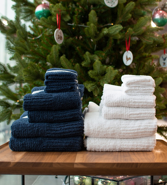 Полотенце махровое для лица Towels Classic 30х30 см, цвет синий