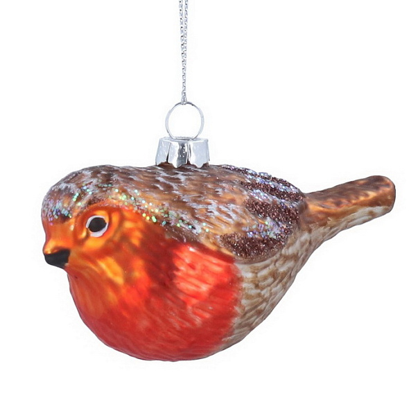 Елочная игрушка "Снегирь" 11 см
