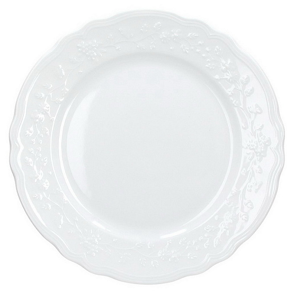 Блюдо круглое Fleur Bianco 31 см