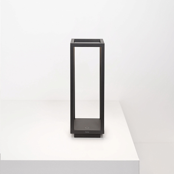 Лампа настольная Zafferano Home Pro 29,4 см, темно-серая