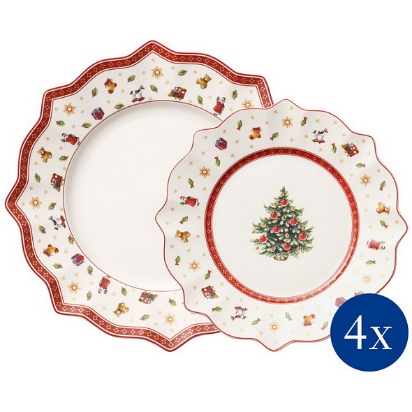 Набор посуды на 4 персоны Toy’s Delight, 8 предметов