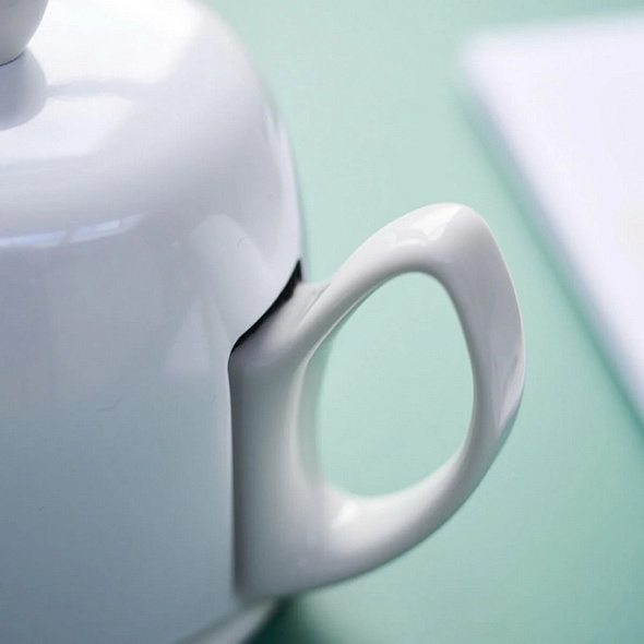 Заварник Salam Monochrome 700 мл, цвет белый