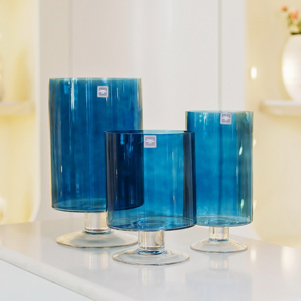 Ваза на ножке Glass Design Dorico 16 см