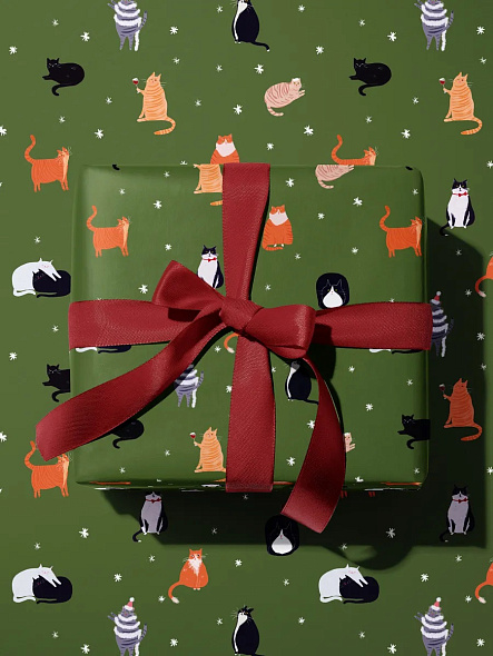 Упаковка бумажная новогодняя