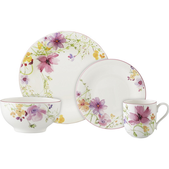 Набор посуды на 2 персоны Mariefleur Basic, 8 предметов