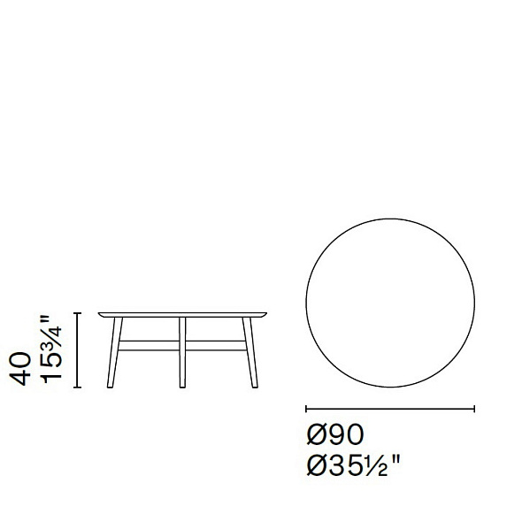 Стол журнальный Calligaris Abrey 90х90 CS5137-B, Matt Bronze